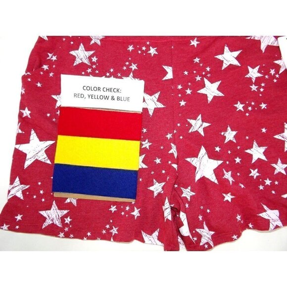 FRENCH LAUNDRY red & white sweat pant stretch shorts woman's size 3X NEW - Picture 4 of 5
